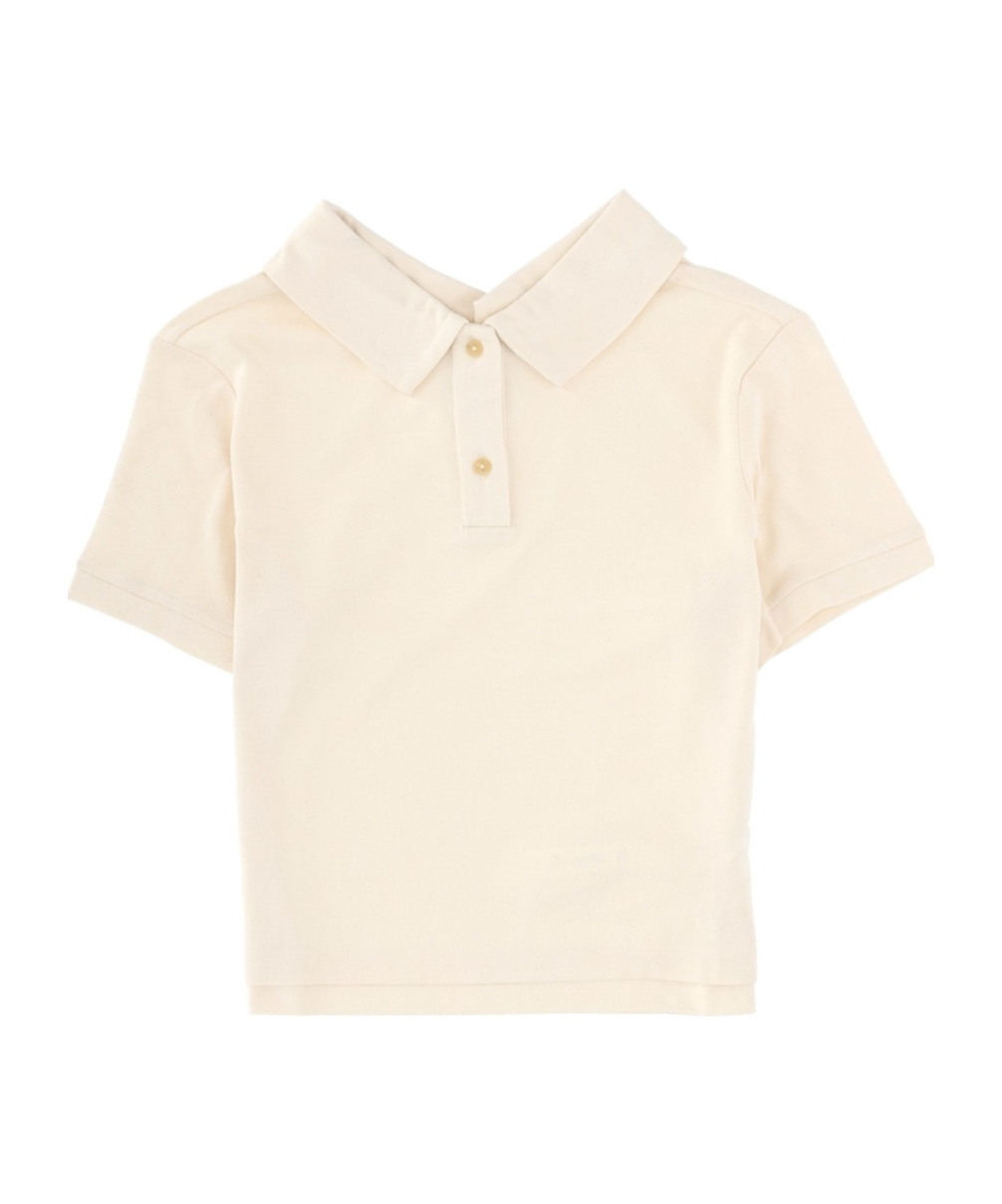 Khaite Short-sleeved Polo Shirt In Neutral
