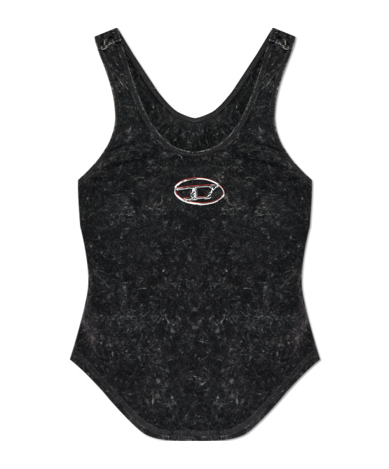 DIESEL T-AVENA DENIM TANK TOP