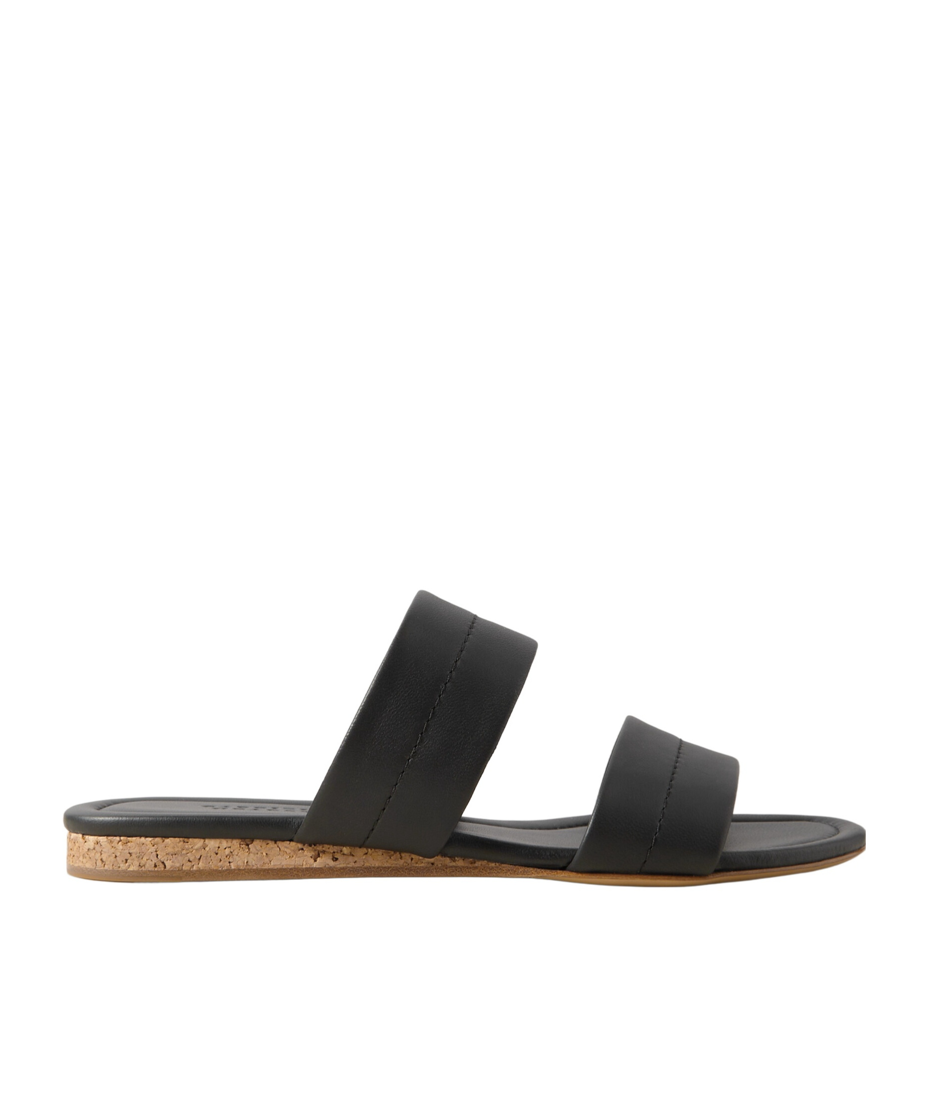 Gabriela Hearst Lora Leather Slides In Black