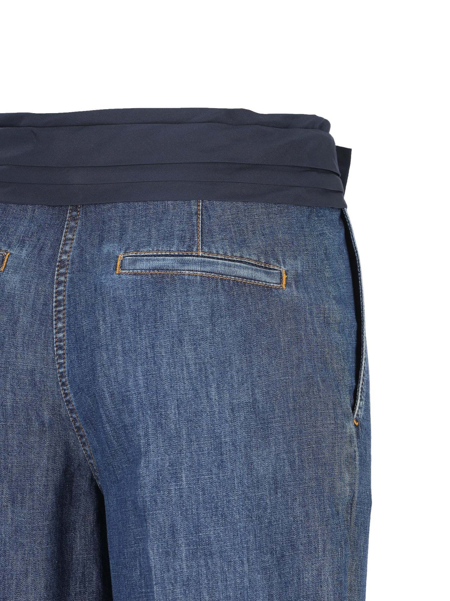 Valentino Straight-leg Wide-leg Pants In Blue