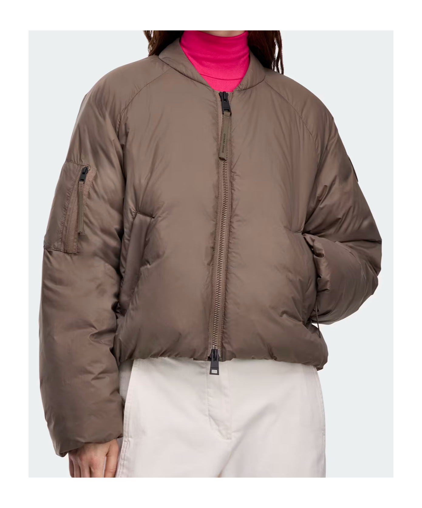 Canada Goose Elba Bomber In Brown