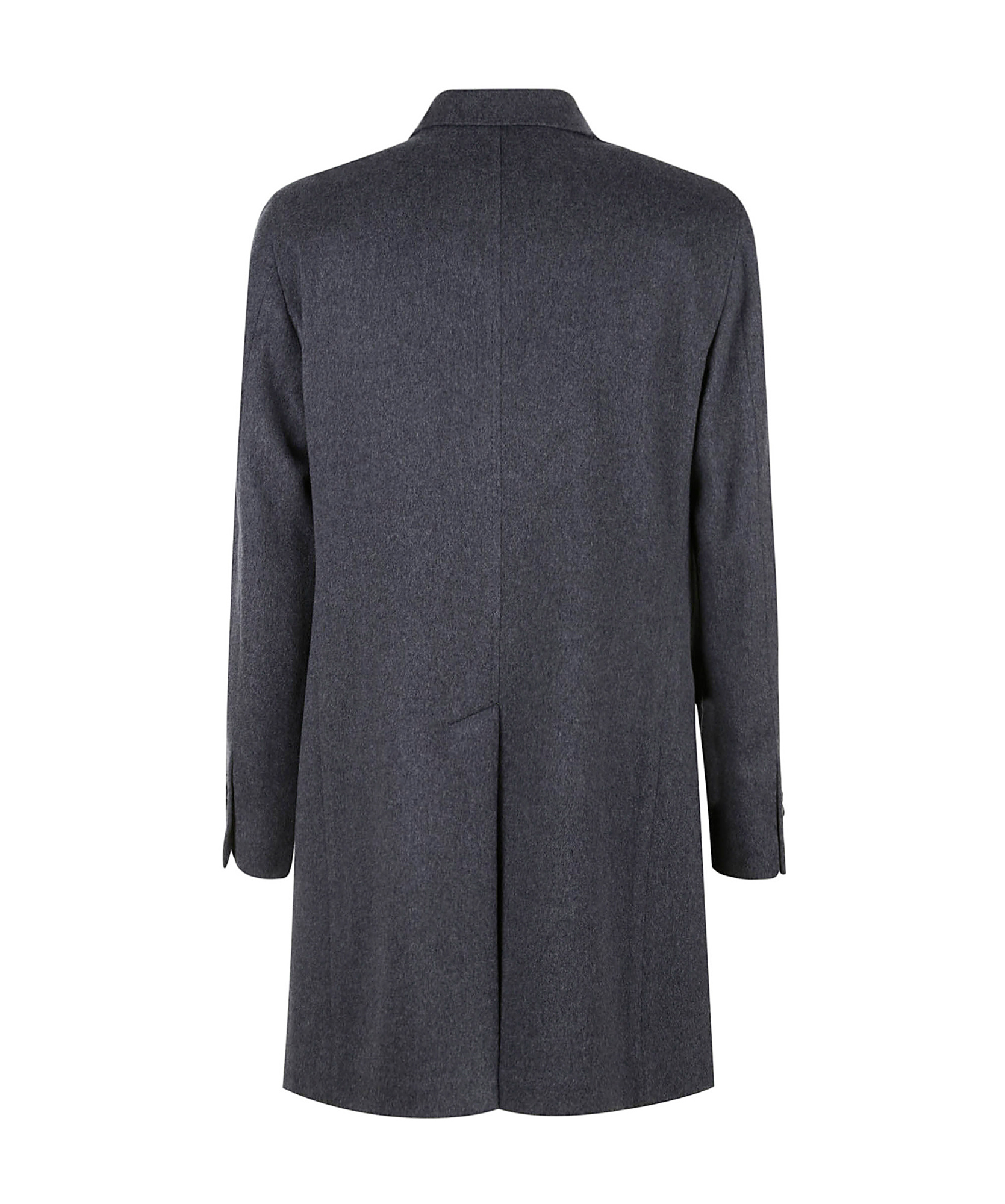 Tagliatore Long-sleeved Coat In Black