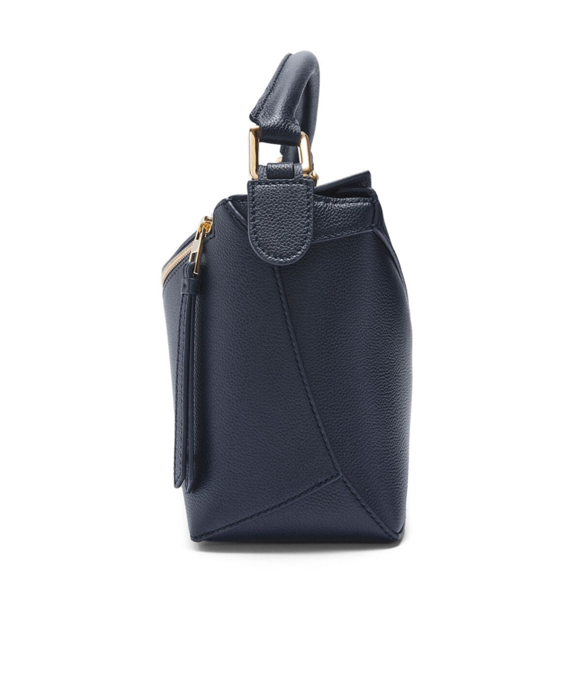 Loewe Puzzle Edge Small Shoulder Bag In Leather In Black