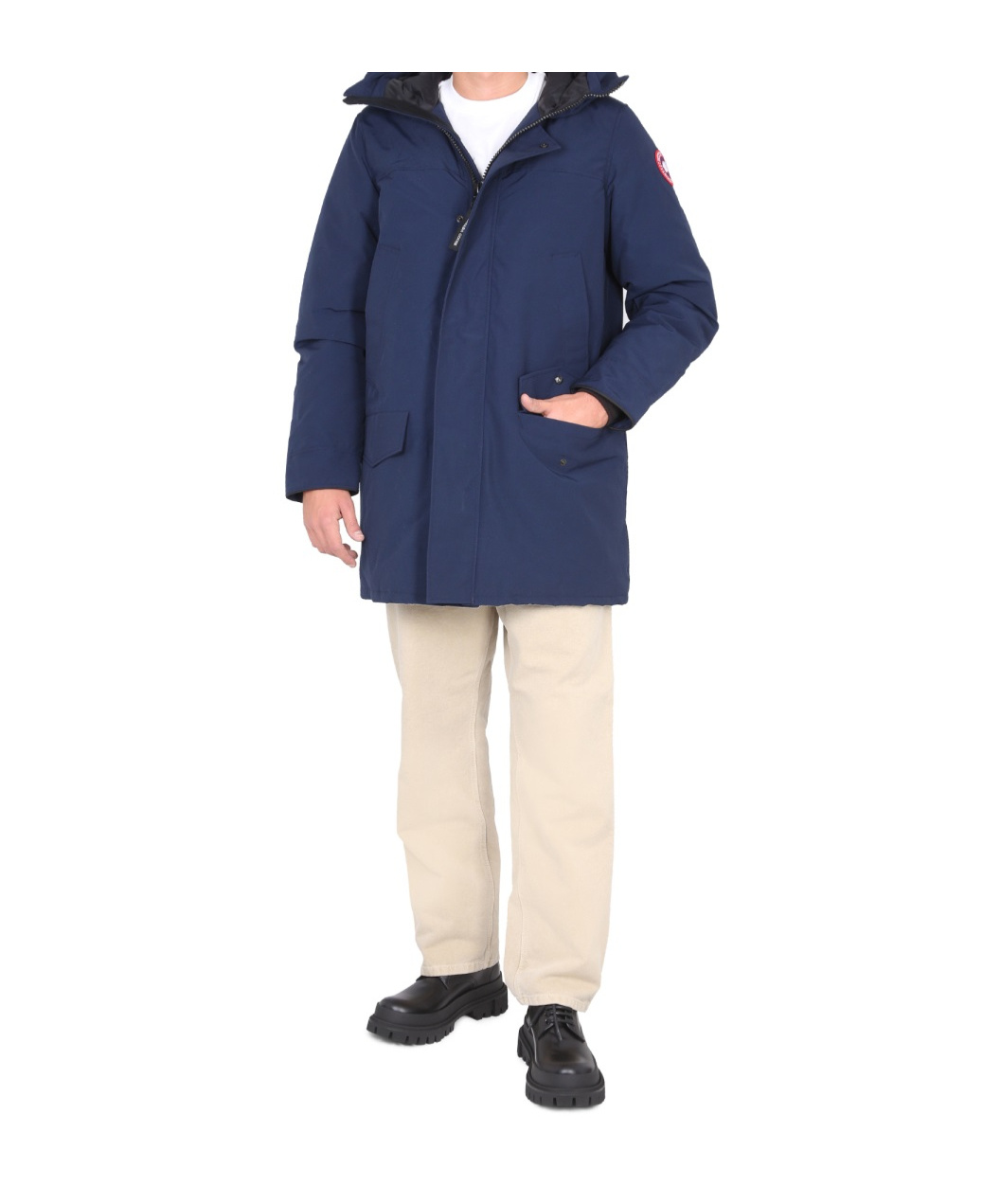 Canada Goose Padded Coat In Blue