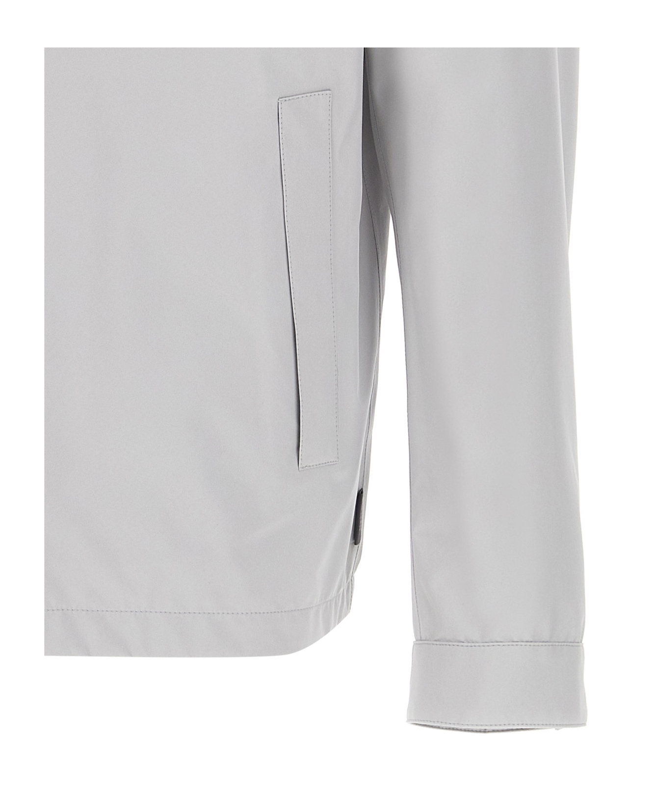 Herno Long-sleeved Casual Jacket In Gray