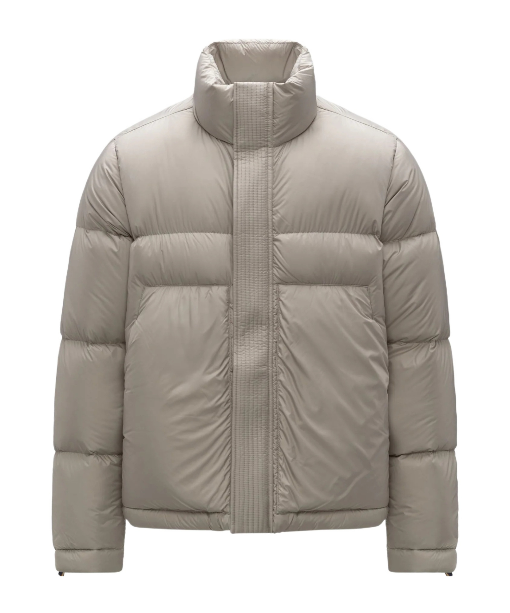 K-way Padded Quilted Bomber Jacket Pockets In Gray