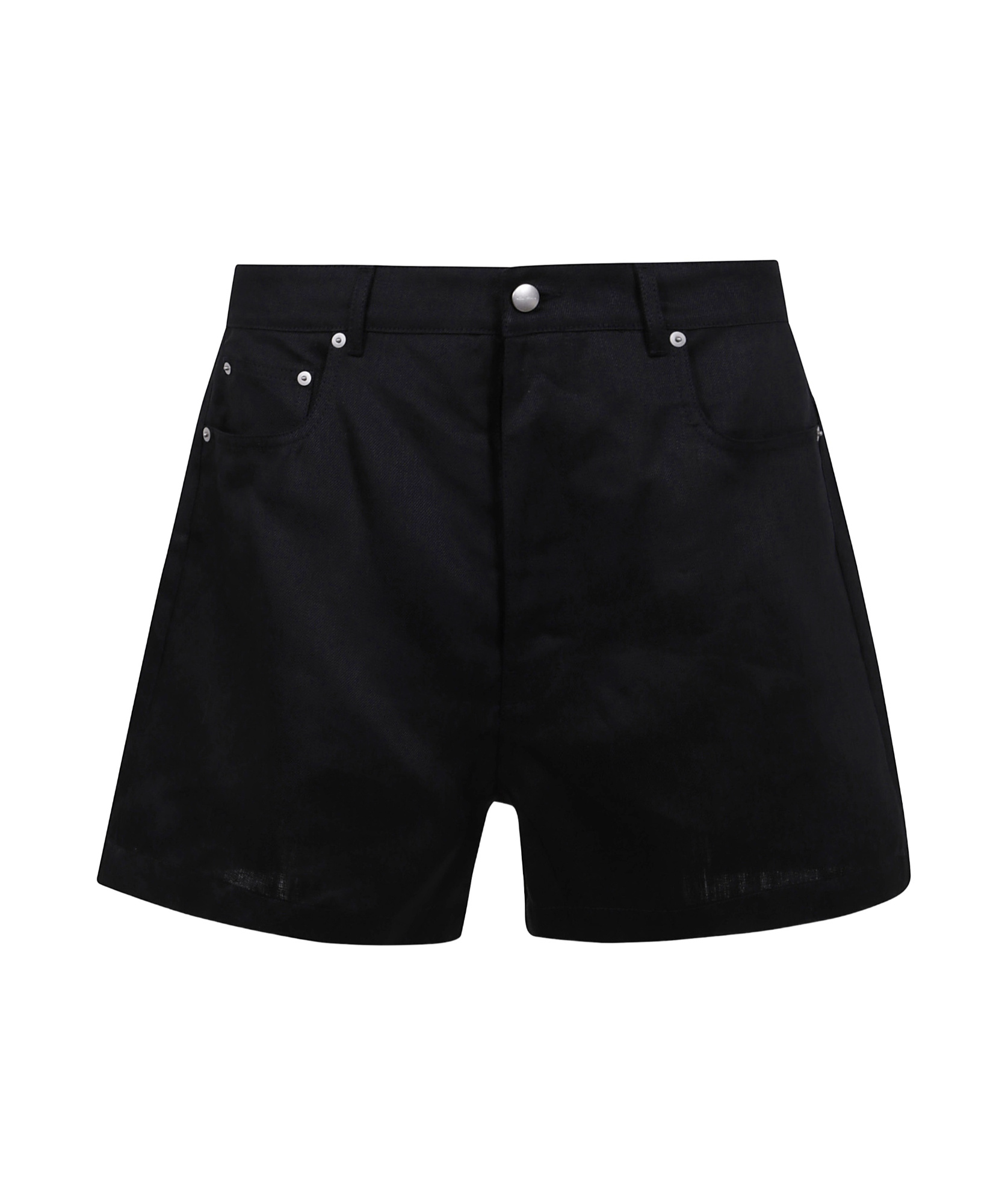 Rick Owens Geth Cutoff Shorts In Black