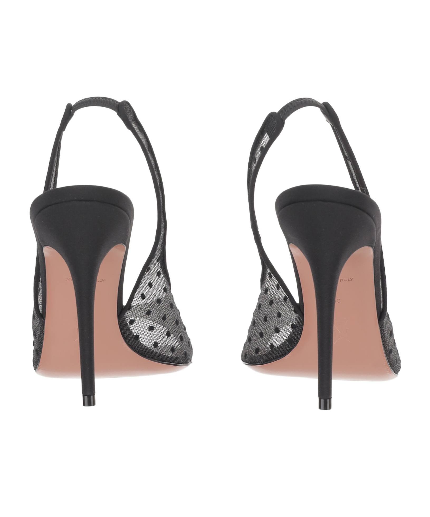 Amina Muaddi Kristina Fabric Slingback In Animal Print