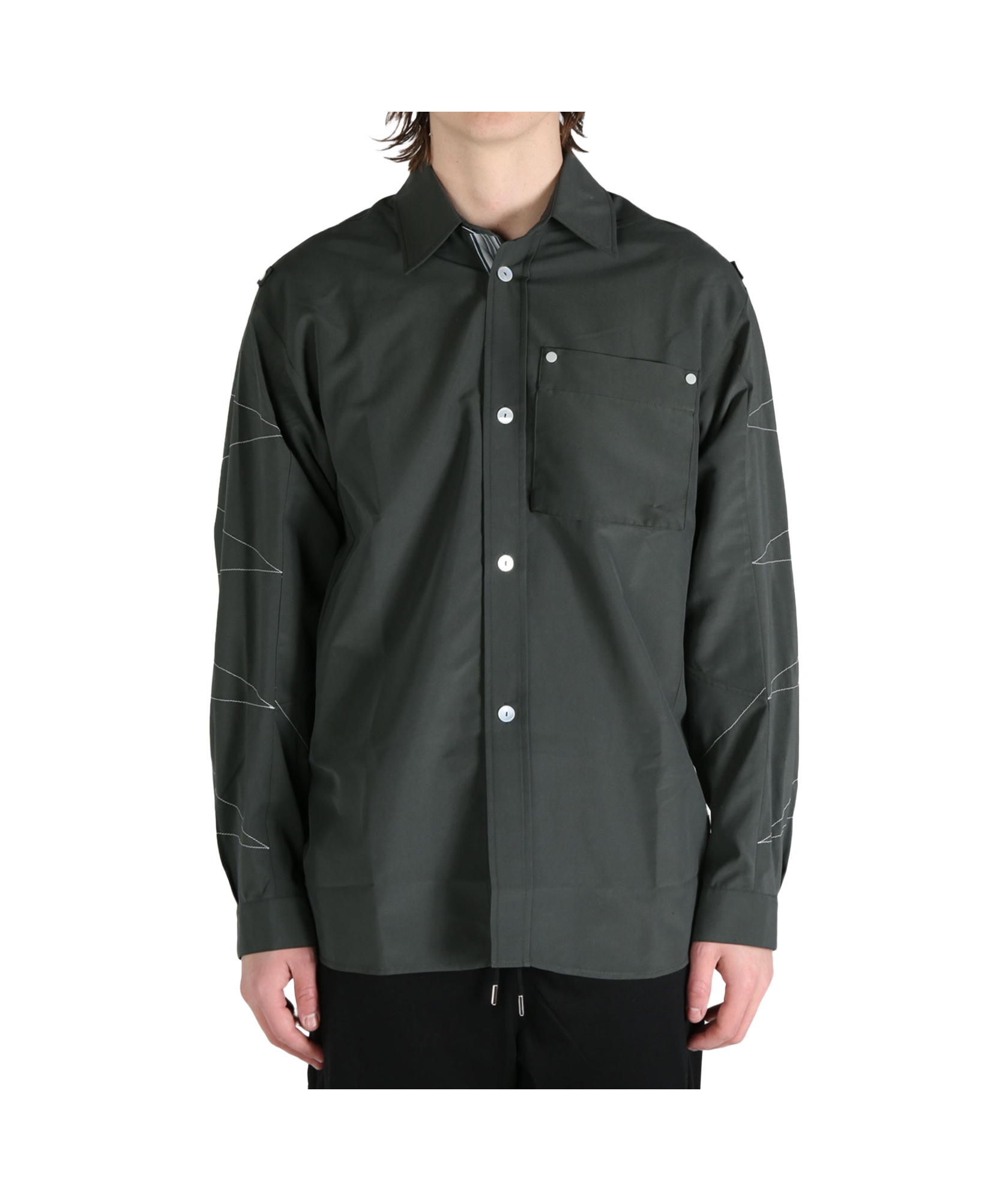 Kiko Kostadinov Men S Solva Shirt Roisin In Black