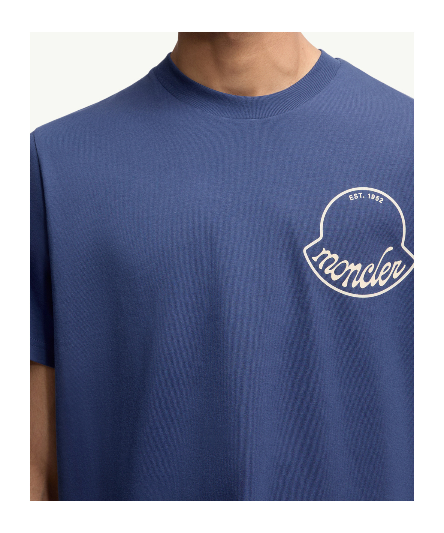 Moncler Ss T-shirt In Blue