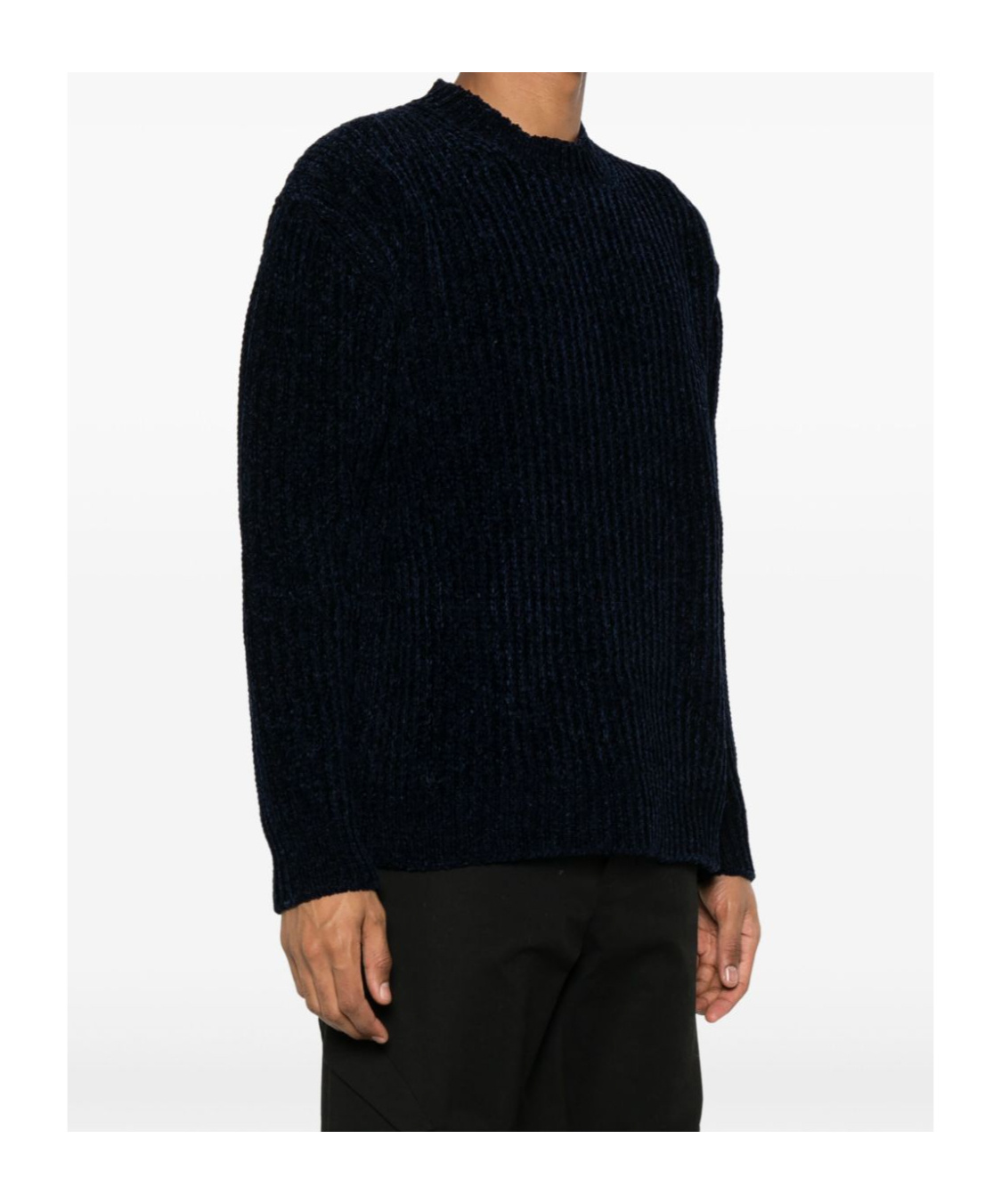 Junya Watanabe Wool Blend Jumper In Black