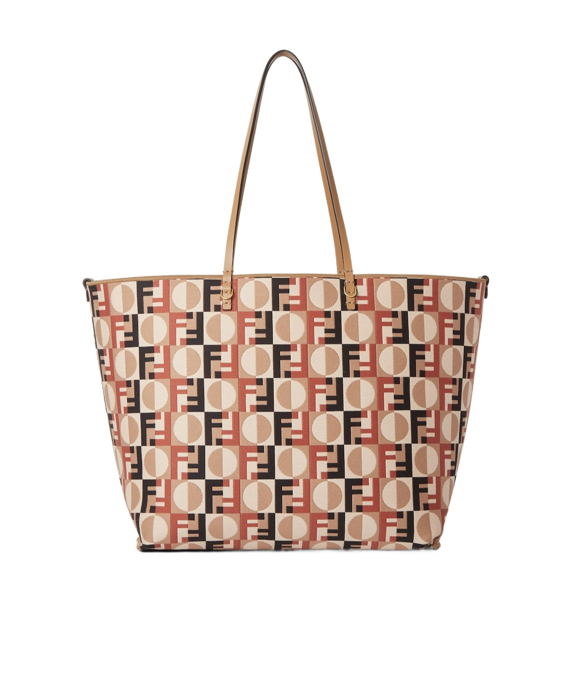 Fendi "roll" Shoulder Bag In Brown