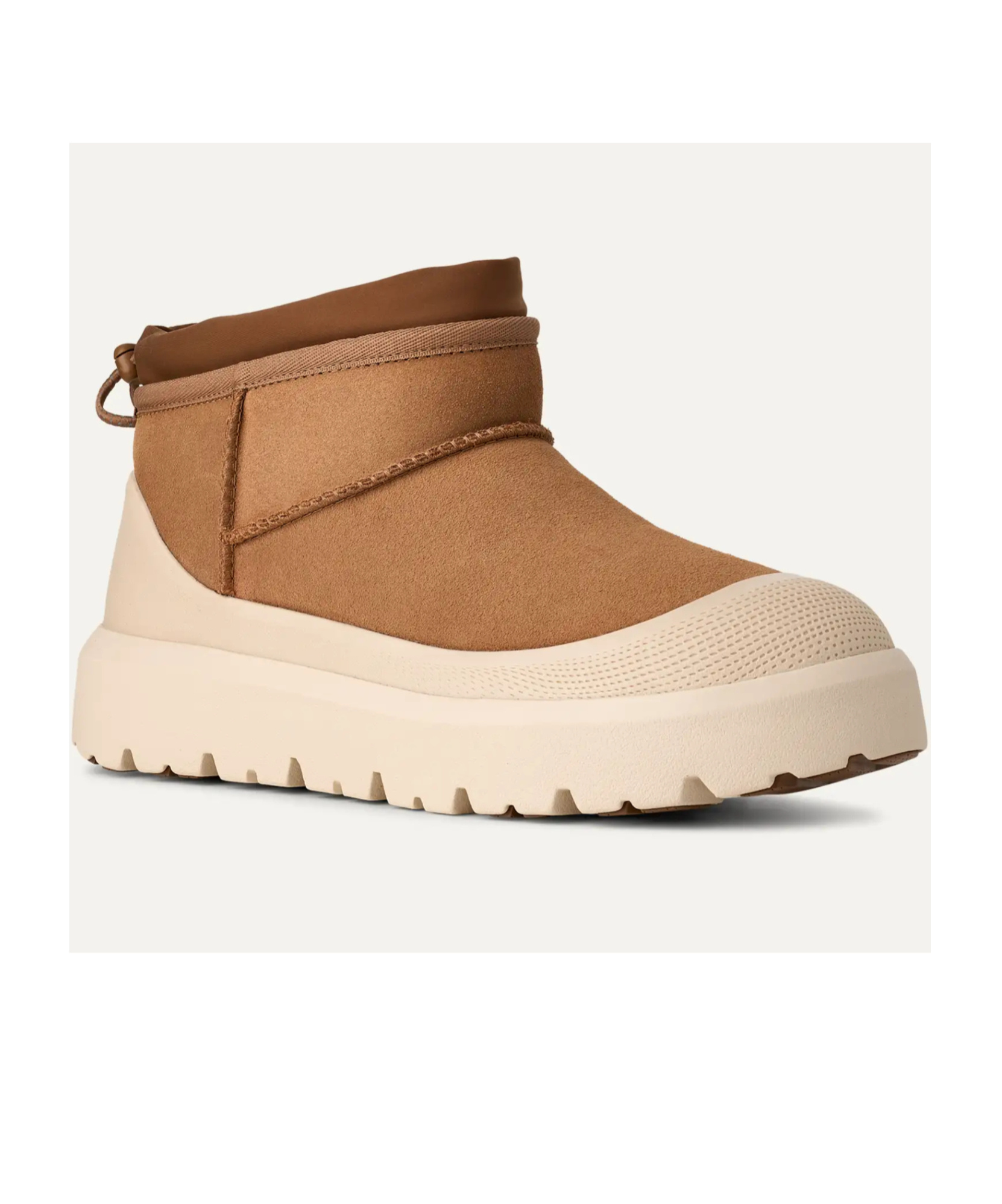 Ugg Biscuit Suede Ultra Mini Weather Hybrid Ankle Boots In Animal Print