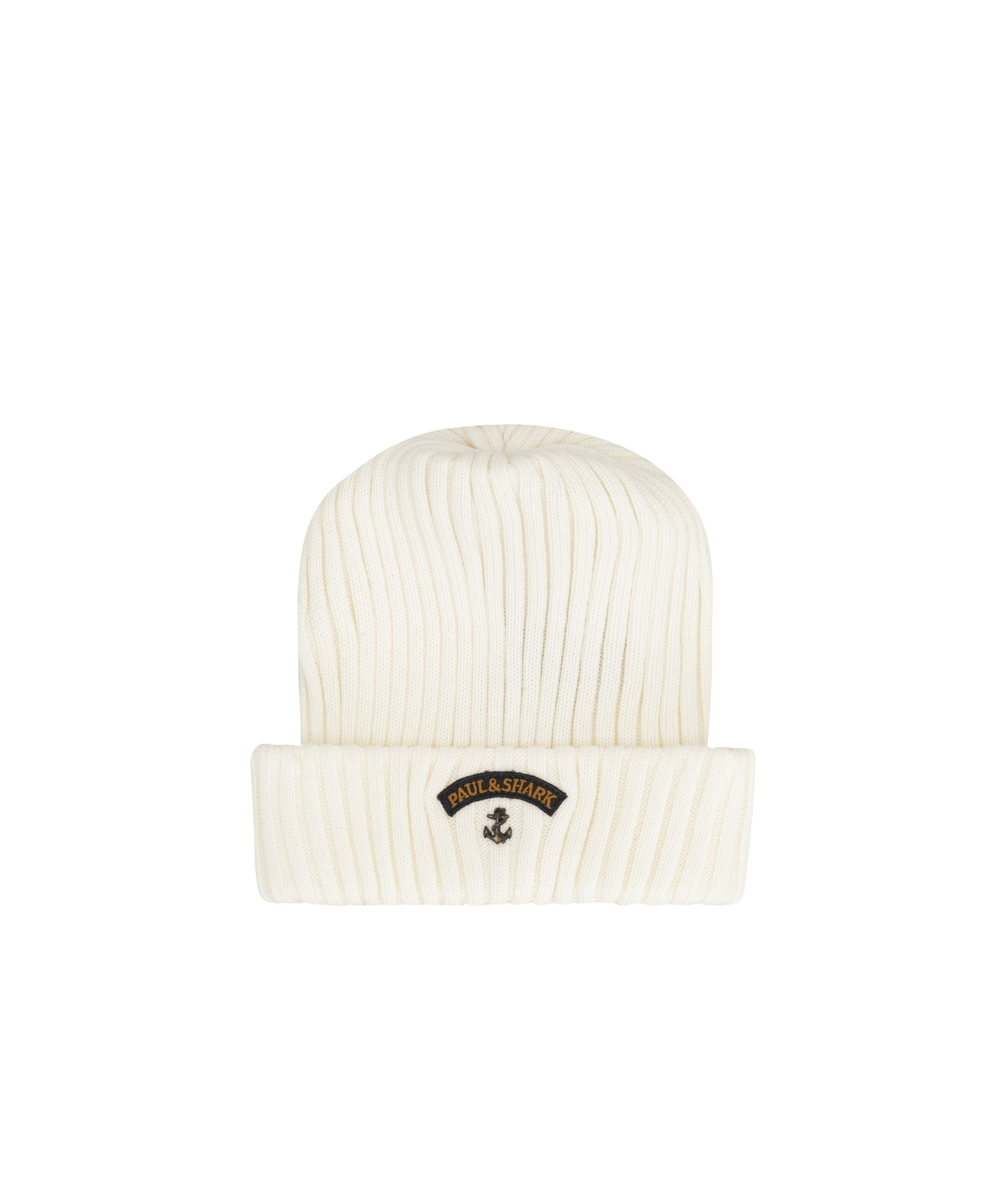 PAUL & SHARK LOGO-APPLIQUÉ BEANIE HAT