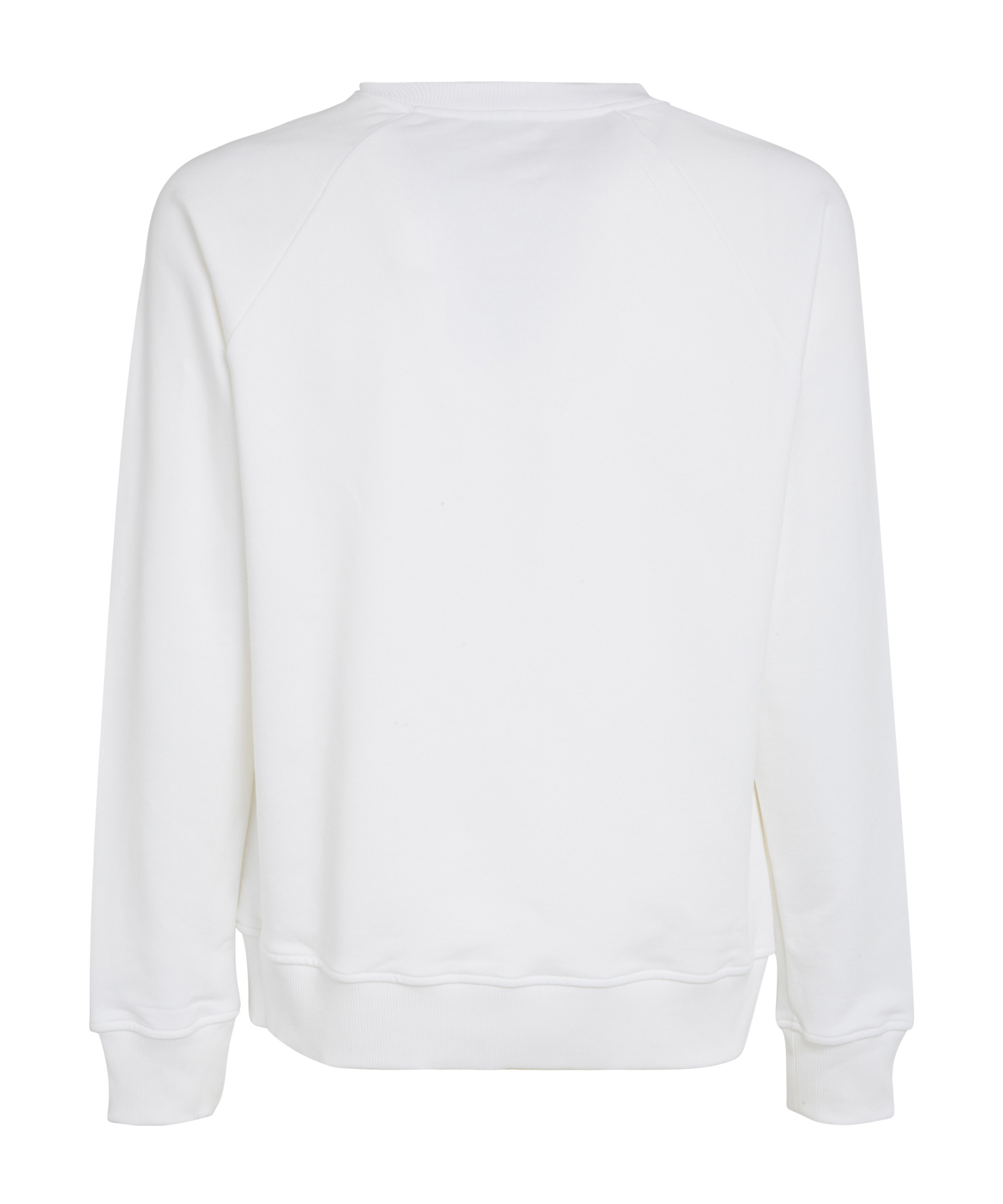 Balmain Logo-flocked Cotton Sweatshirt In White