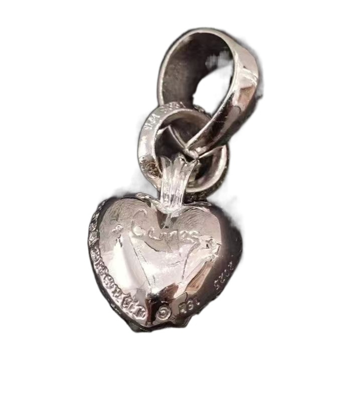 Chrome Hearts Heart Pendant In Metallic