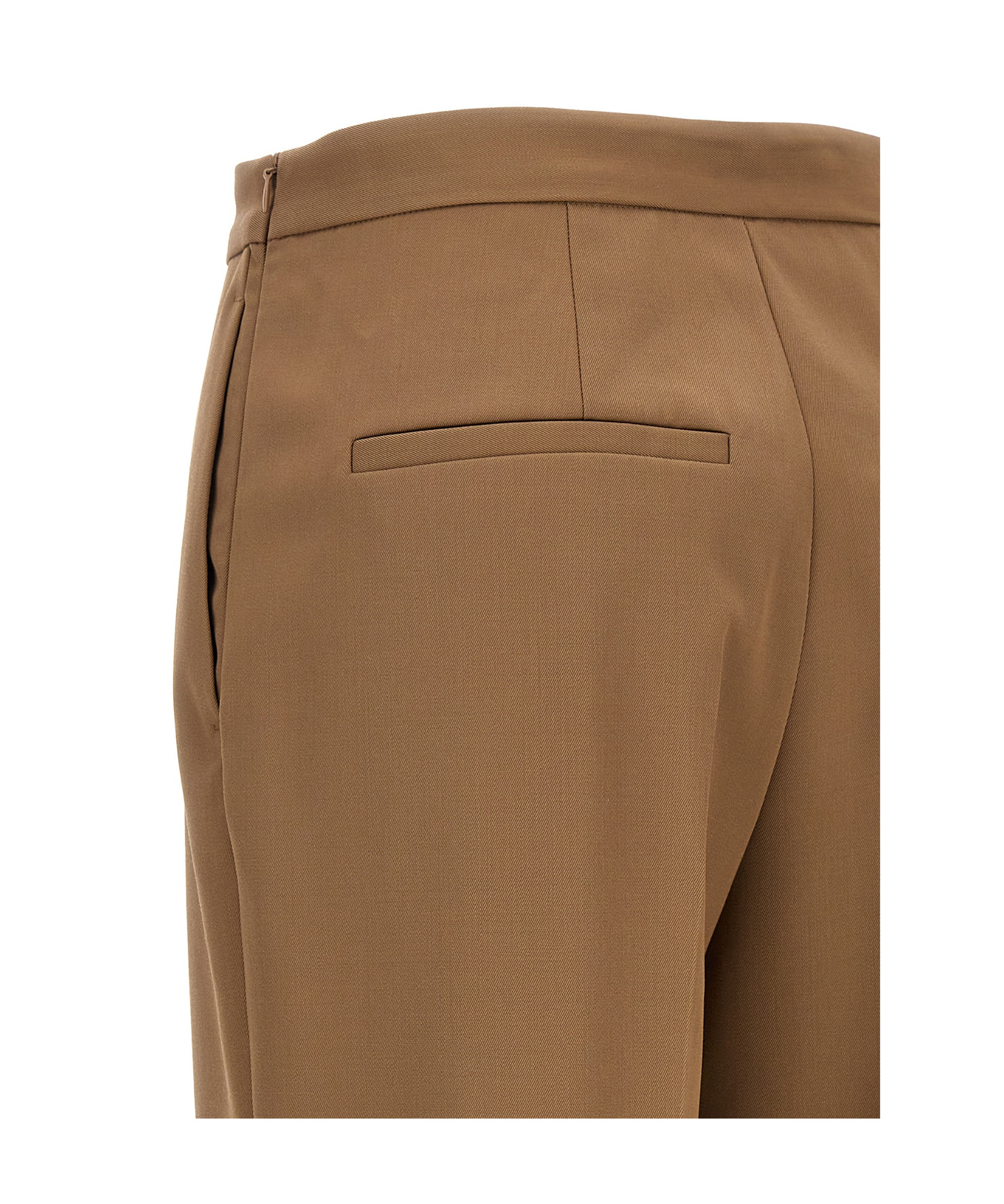 Dries Van Noten Tailored Trousers With Pockets And Pleats In Brown