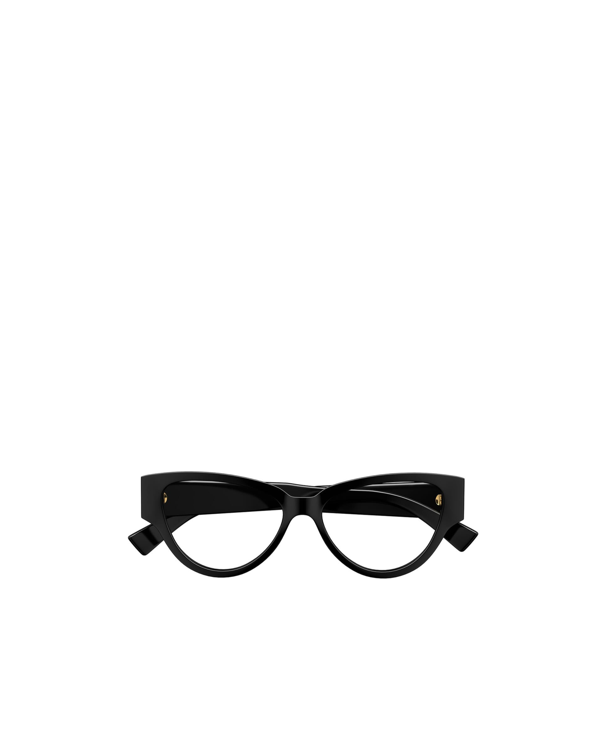 Bottega Veneta Logo Flat Mirror In Black