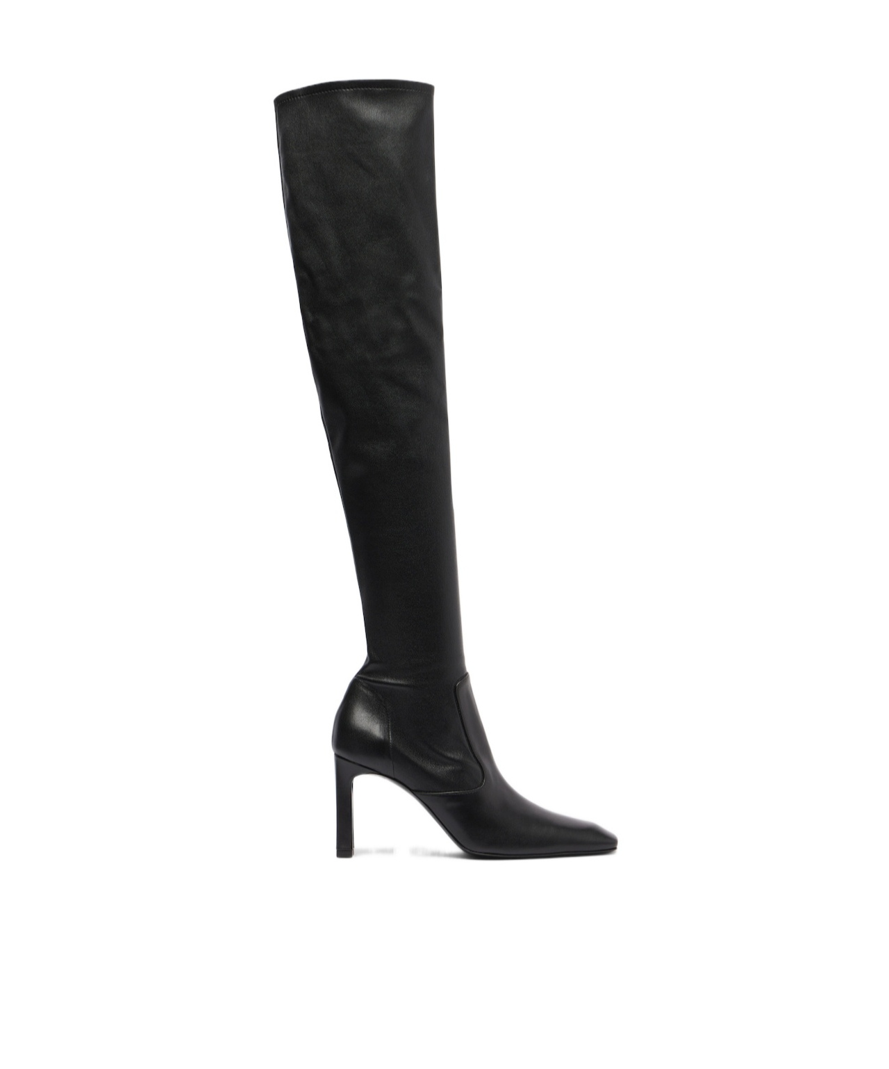 Totême Leather Over-the-knee Boots In Black