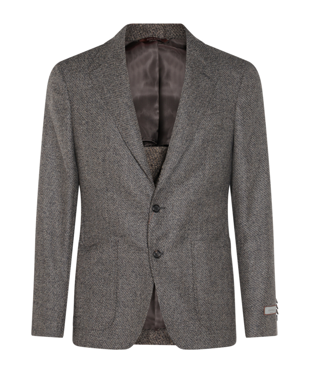 Canali Two-button Single-breasted Blazer In Black