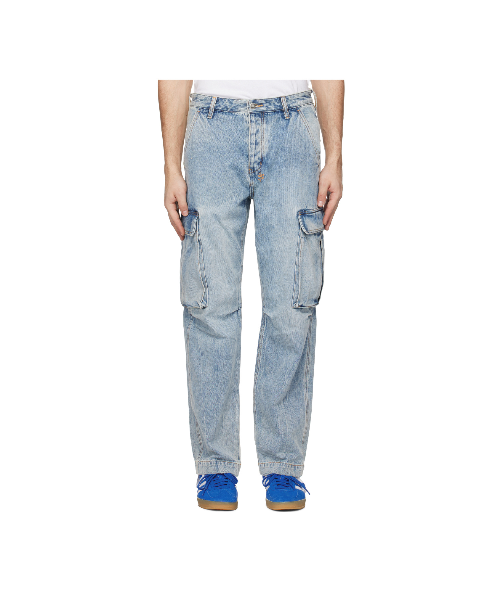 KSUBI RIOT REKON DENIM CARGO PANTS