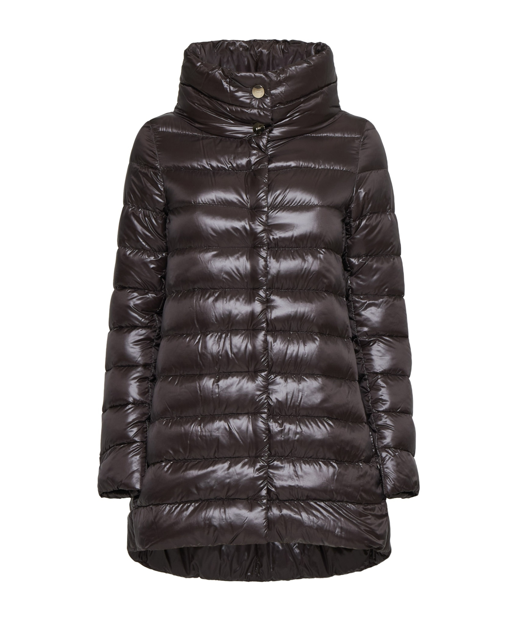 Herno Amelia Quilted Nylon Down Jacket In Black