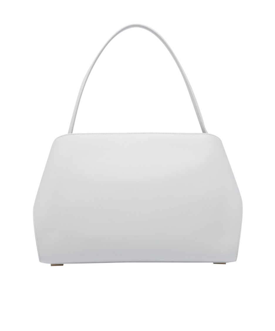 Shop Ferragamo Logo Shoulder Bag In White