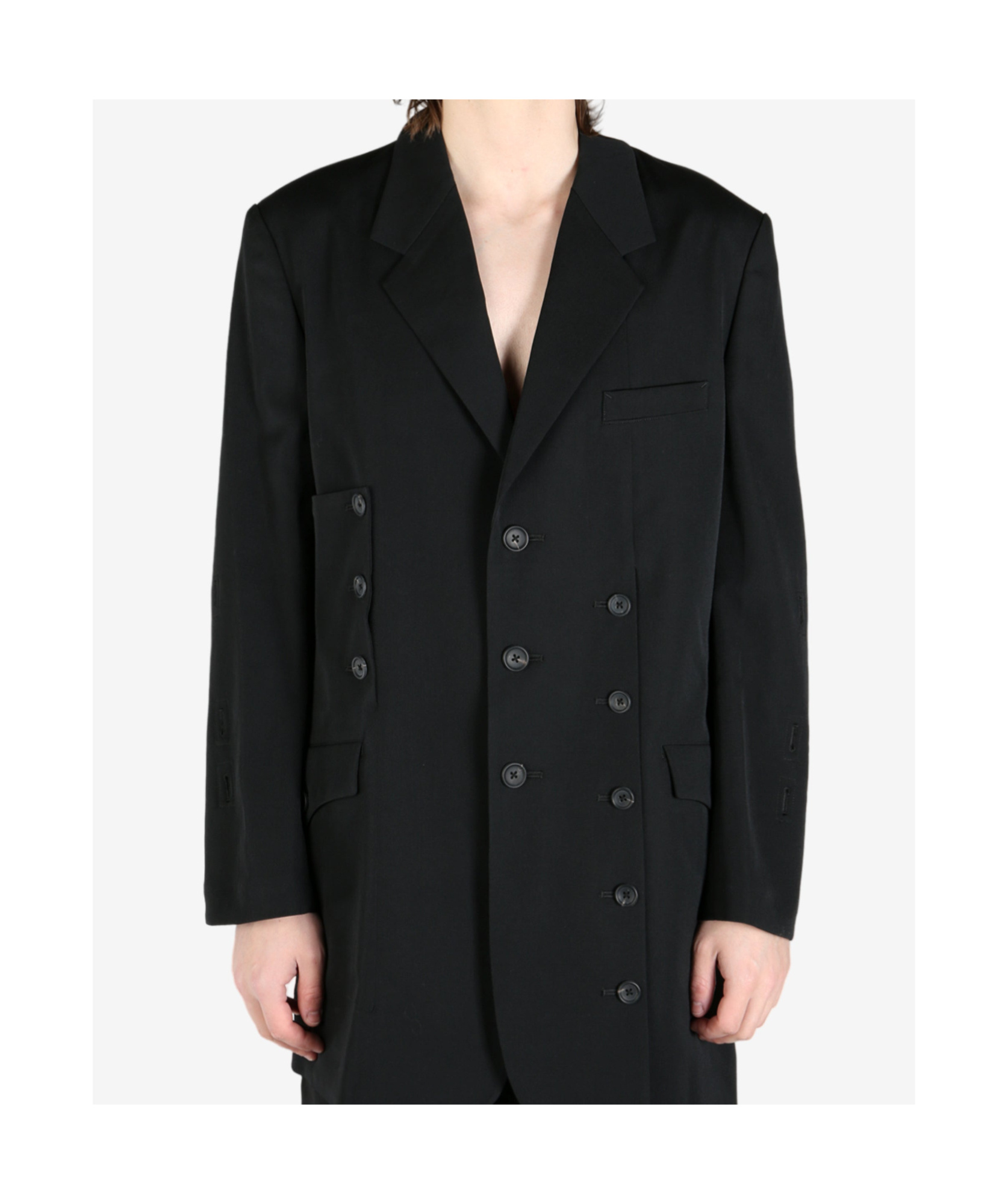 YOHJI YAMAMOTO BUTTON ASYMMETRY JACKET