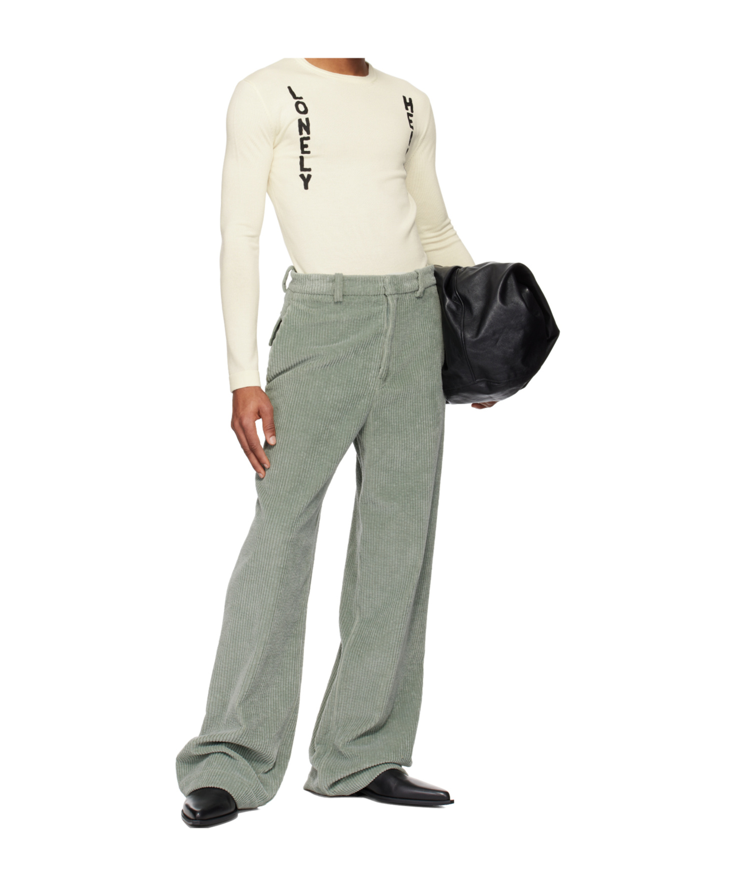 Jil Sander 'lonely Hearts' Sweater In White