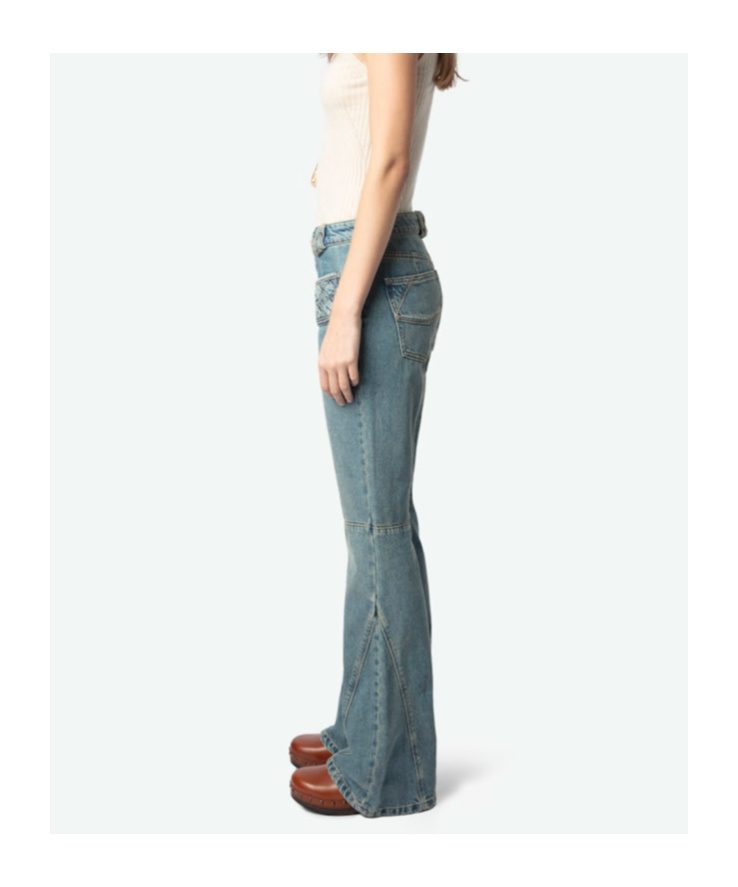 Zadig & Voltaire Ecume Jeans In Green