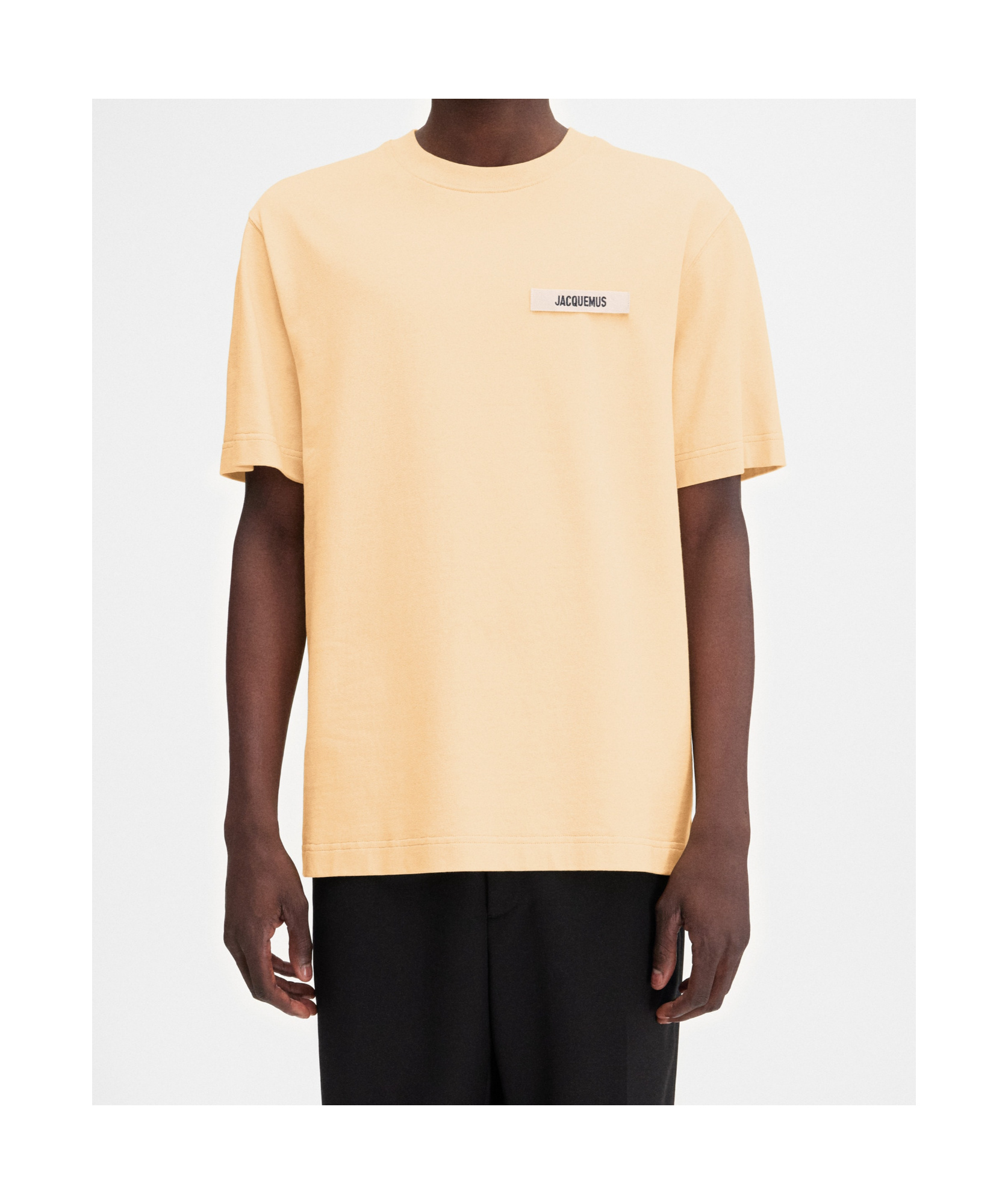 Jacquemus Le T-shirt Grosgrain T-shirt In Neutral