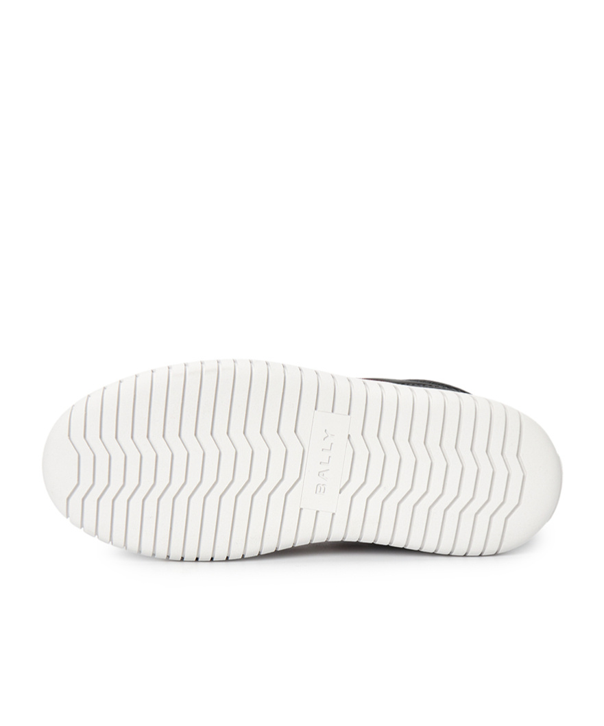 Shop Bally Round-head Sneakers In Black