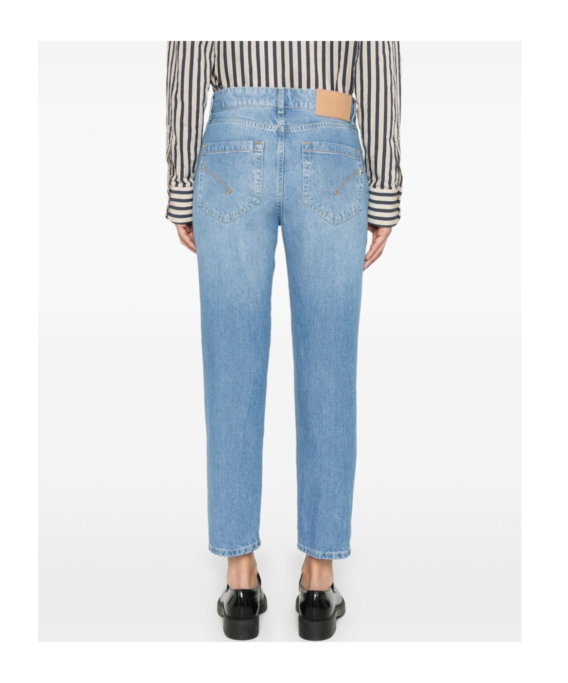 Dondup Belt-loop Jeans In Blue