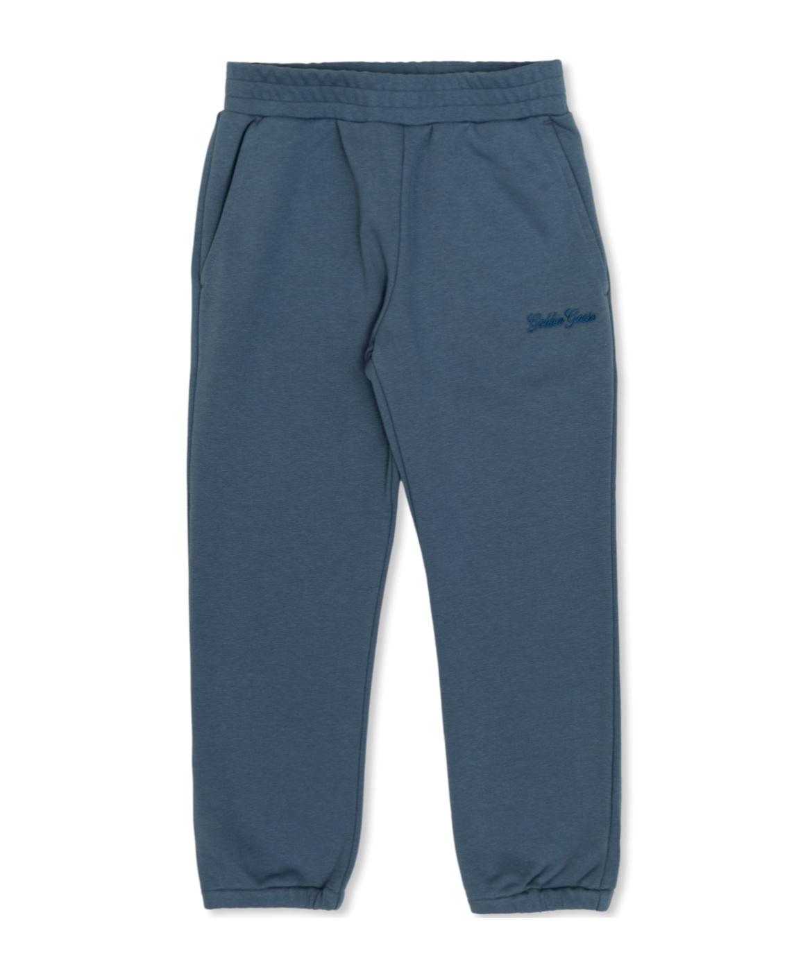 Golden Goose Logo Track Pants In Blue