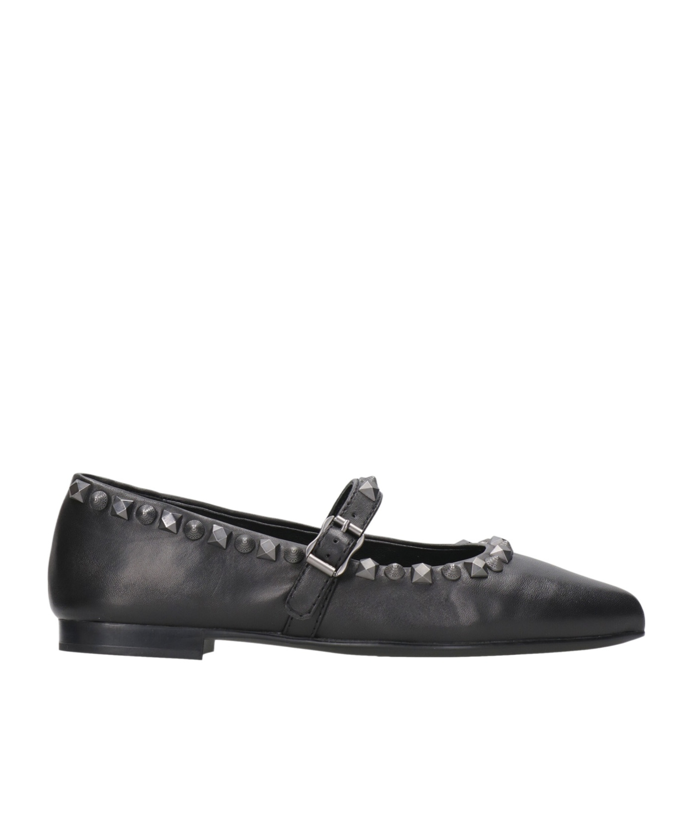 Ash Pointed Ballet Shoes In Black