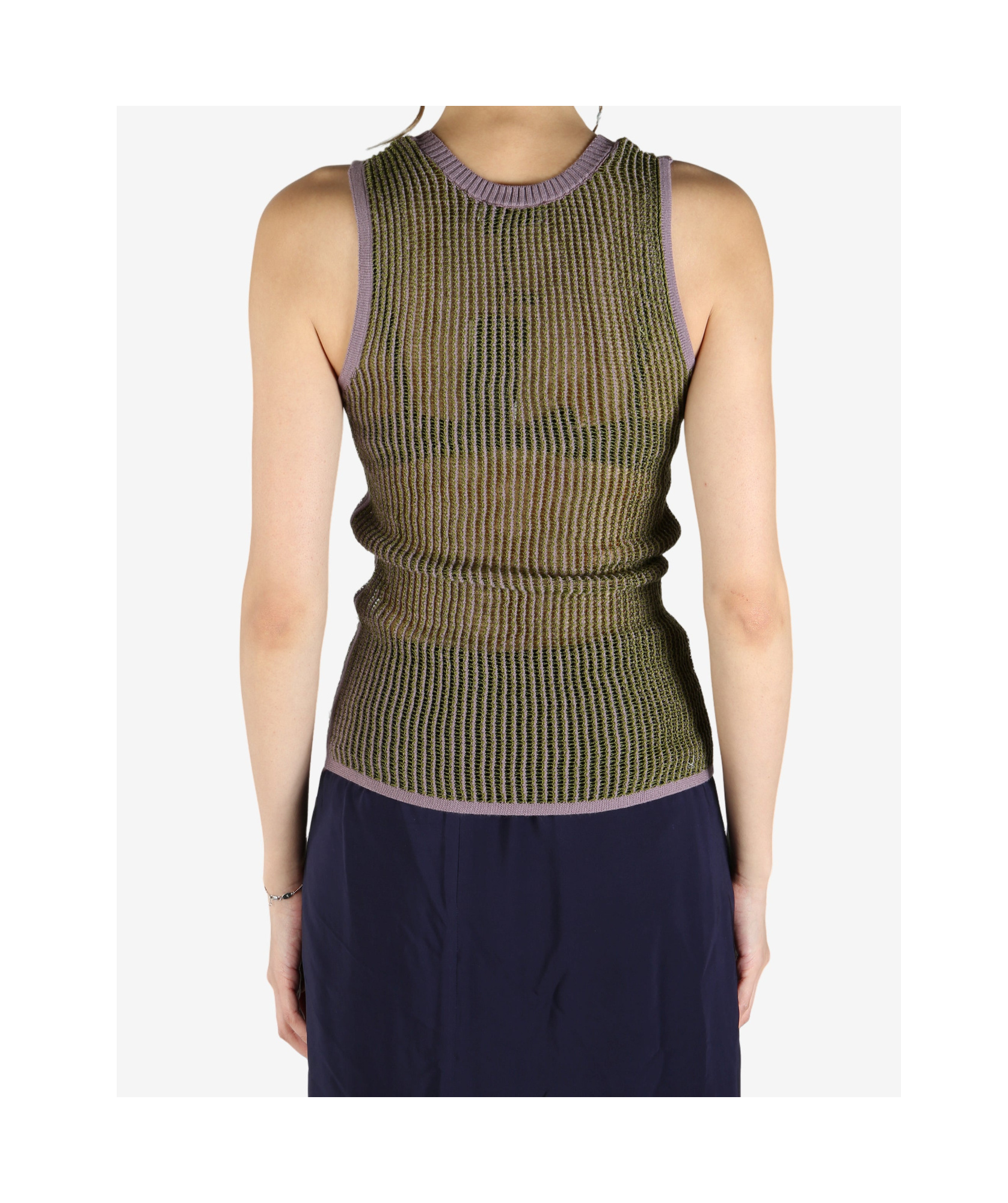 Dries Van Noten Tavita Top In Green