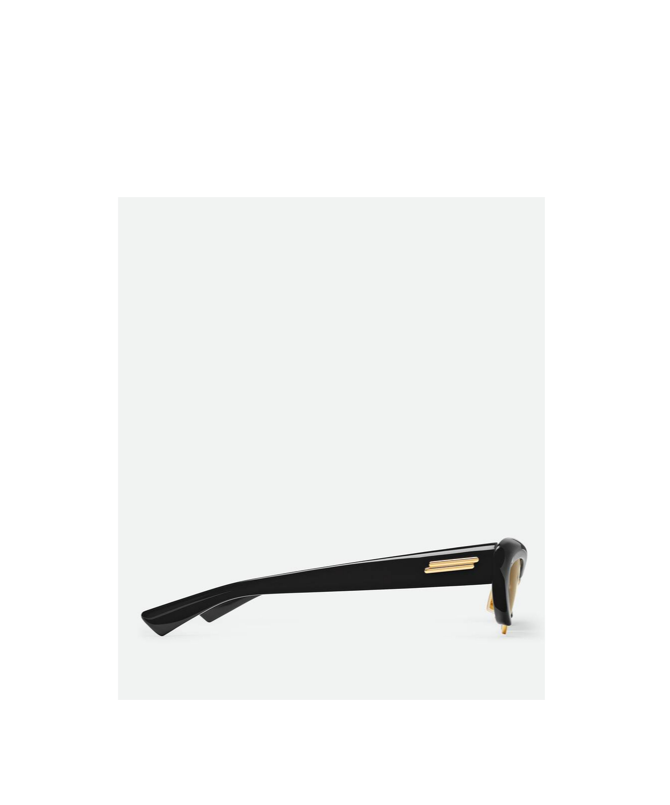 Shop Bottega Veneta Angle Cat Eye Sunglasses In Black