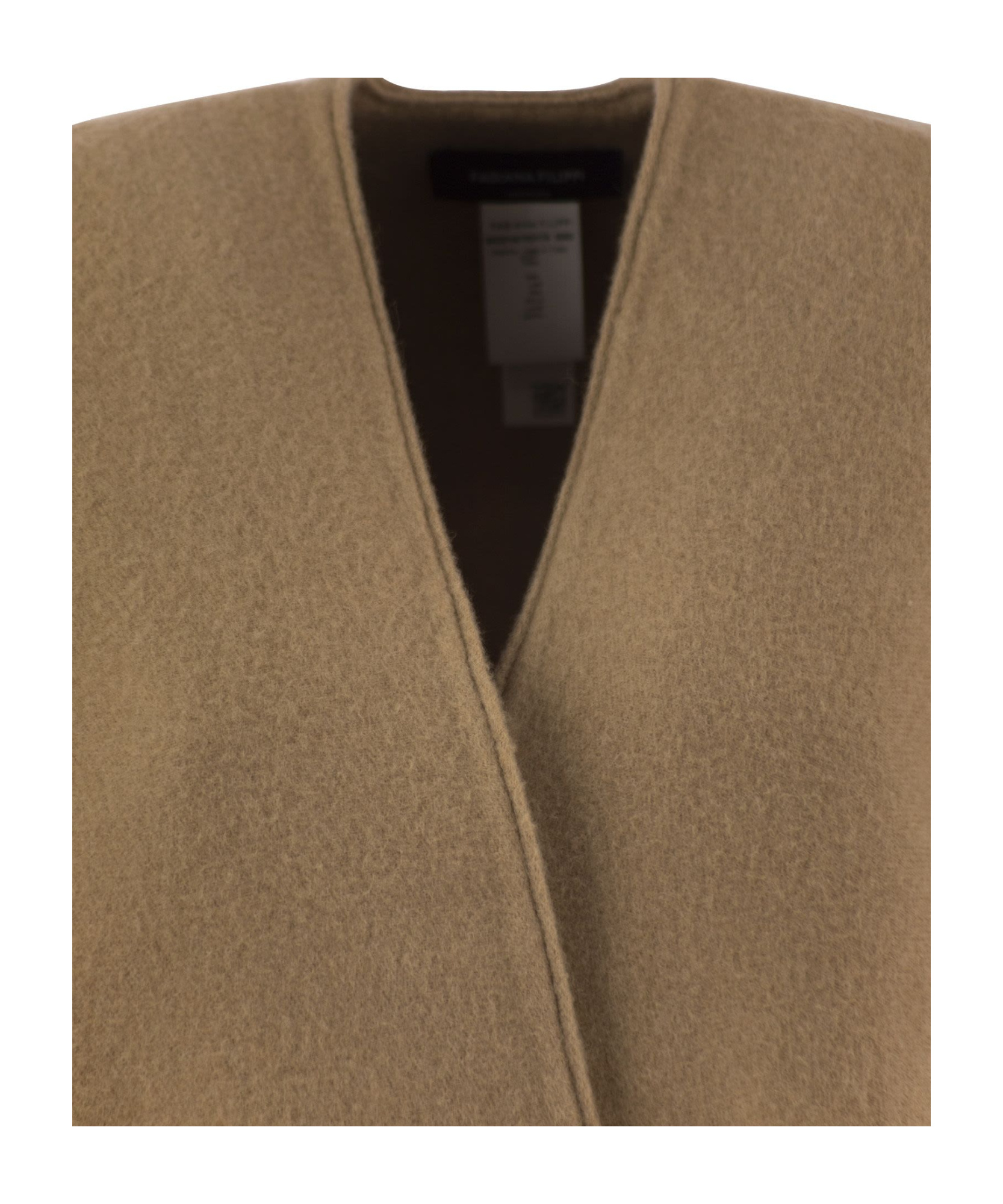 Fabiana Filippi Wool Jacket For Cozy Warmth In Brown