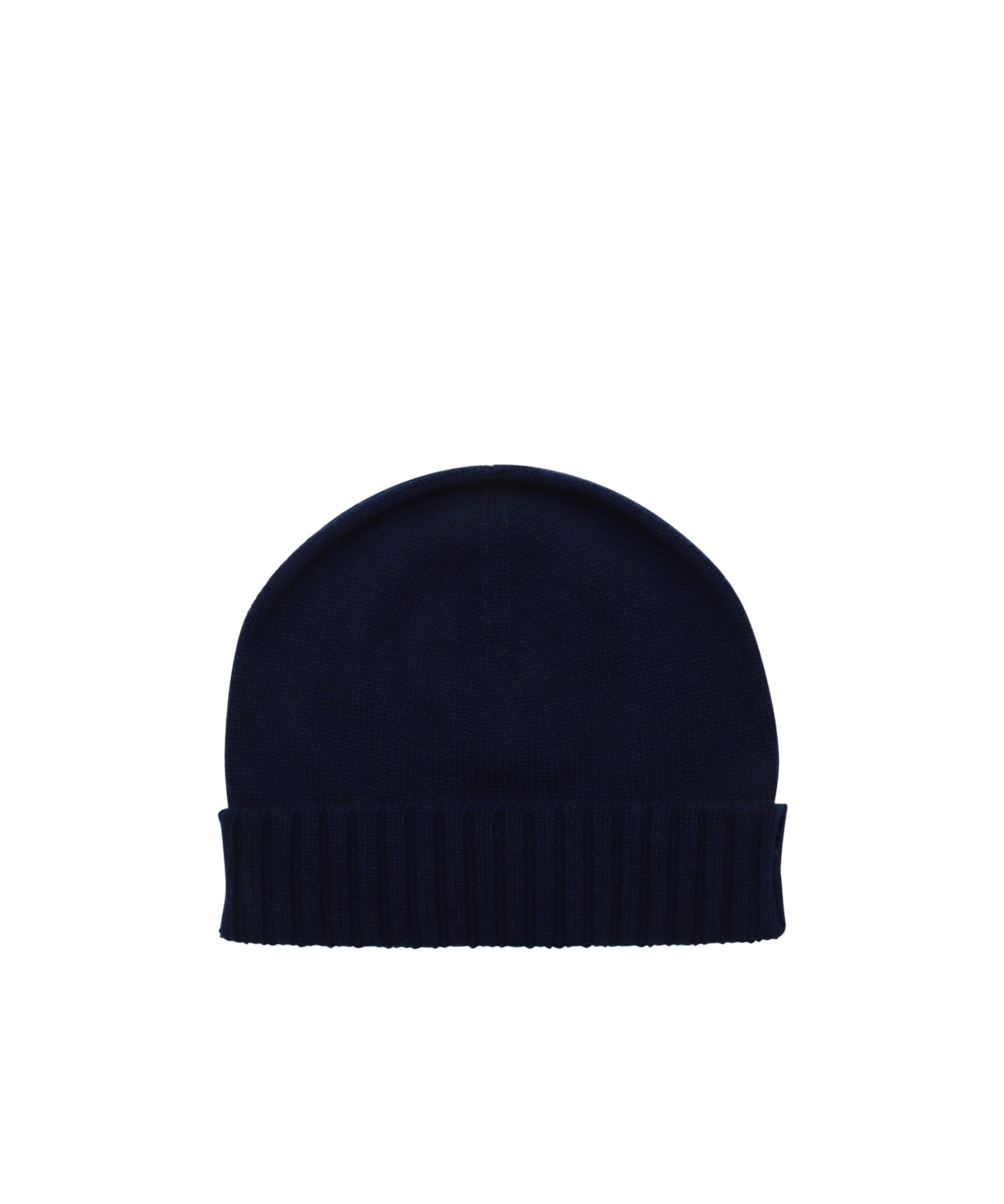 Malo Rib Knitted Hat In Blue