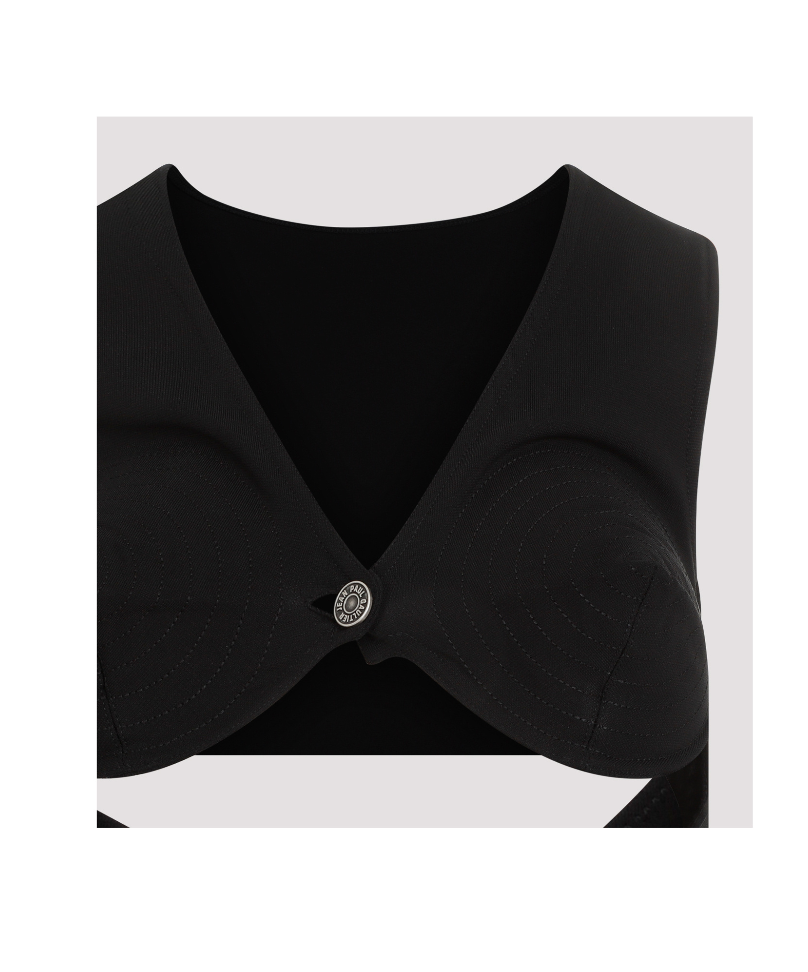 Jean Paul Gaultier Madonna Inspired Long Dress In Black