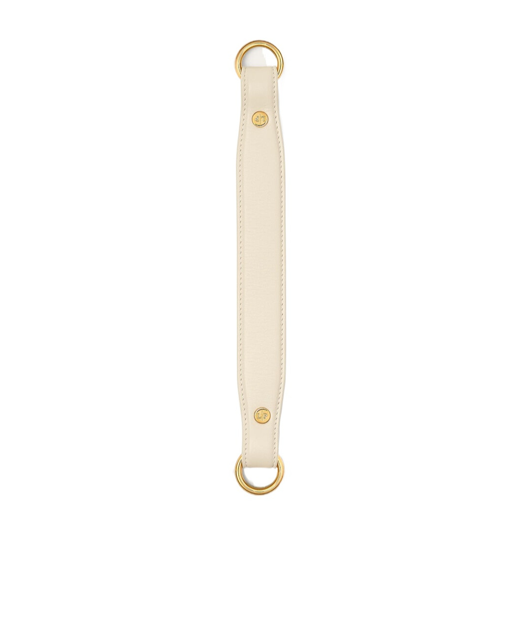 Loro Piana Foulard Handle In Whispered White/sun Gold