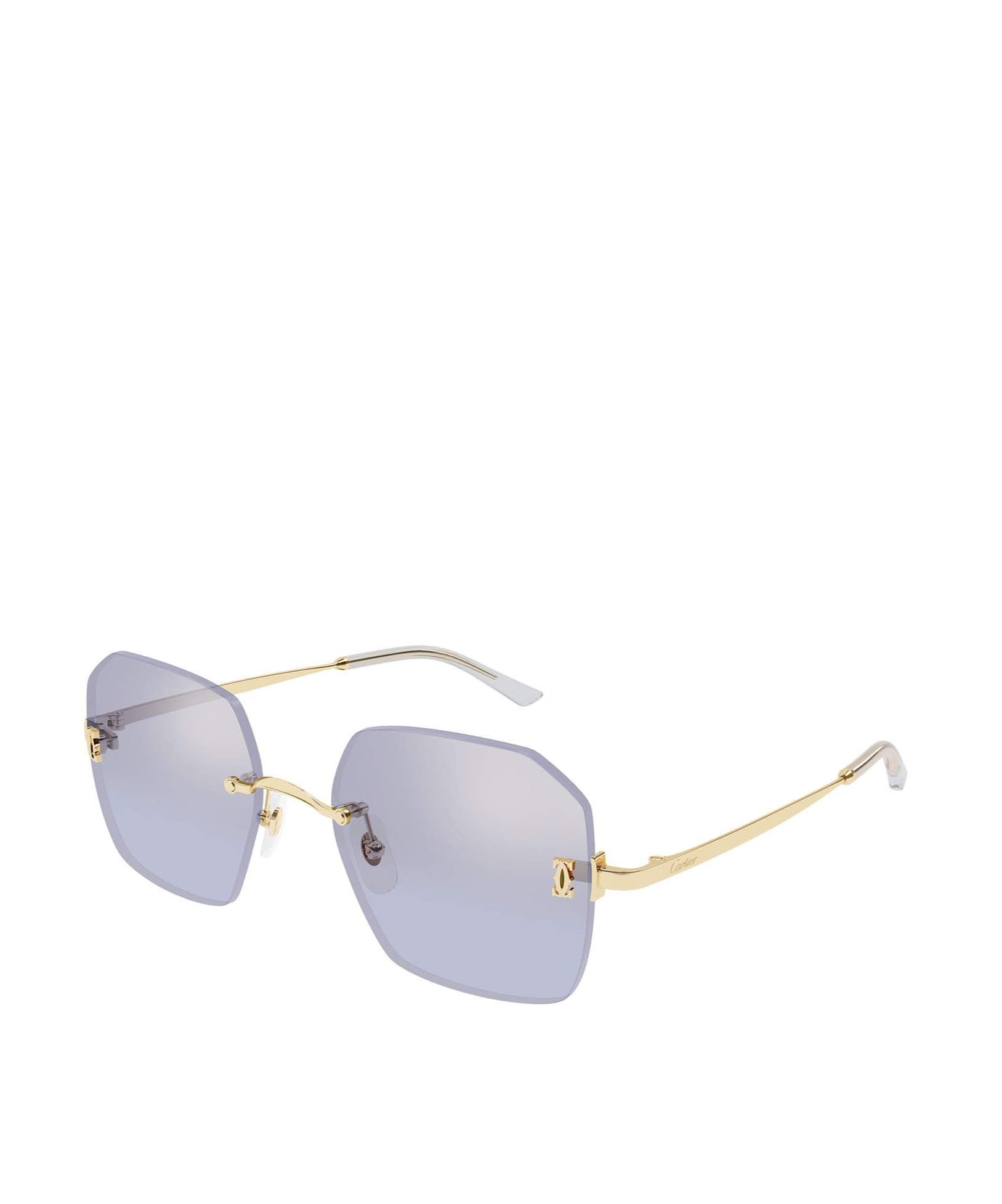 Cartier Rimless Sunglasses In Multi