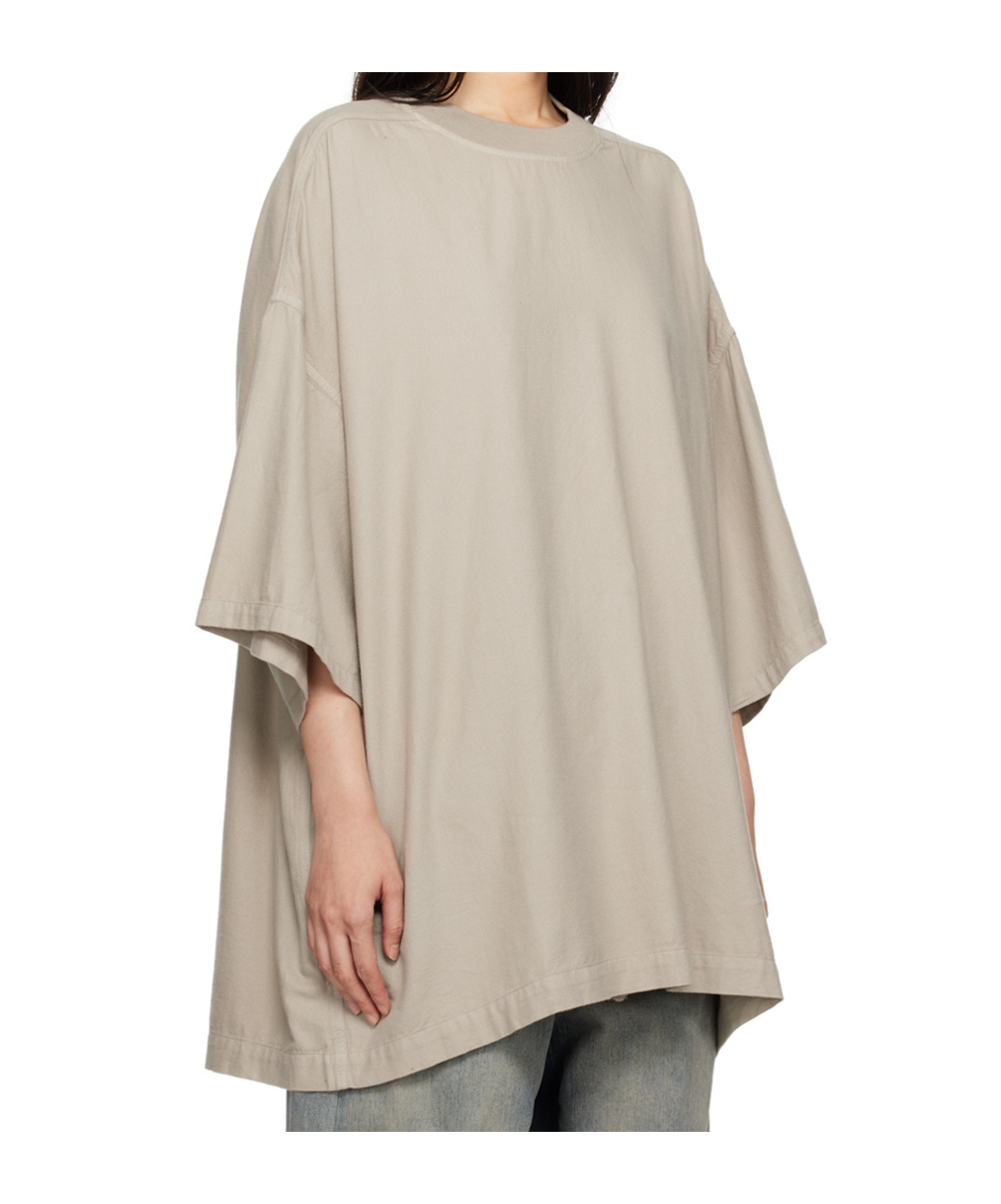 Rick Owens Drkshdw Off-white Porterville Tommy T-shirt In Nude
