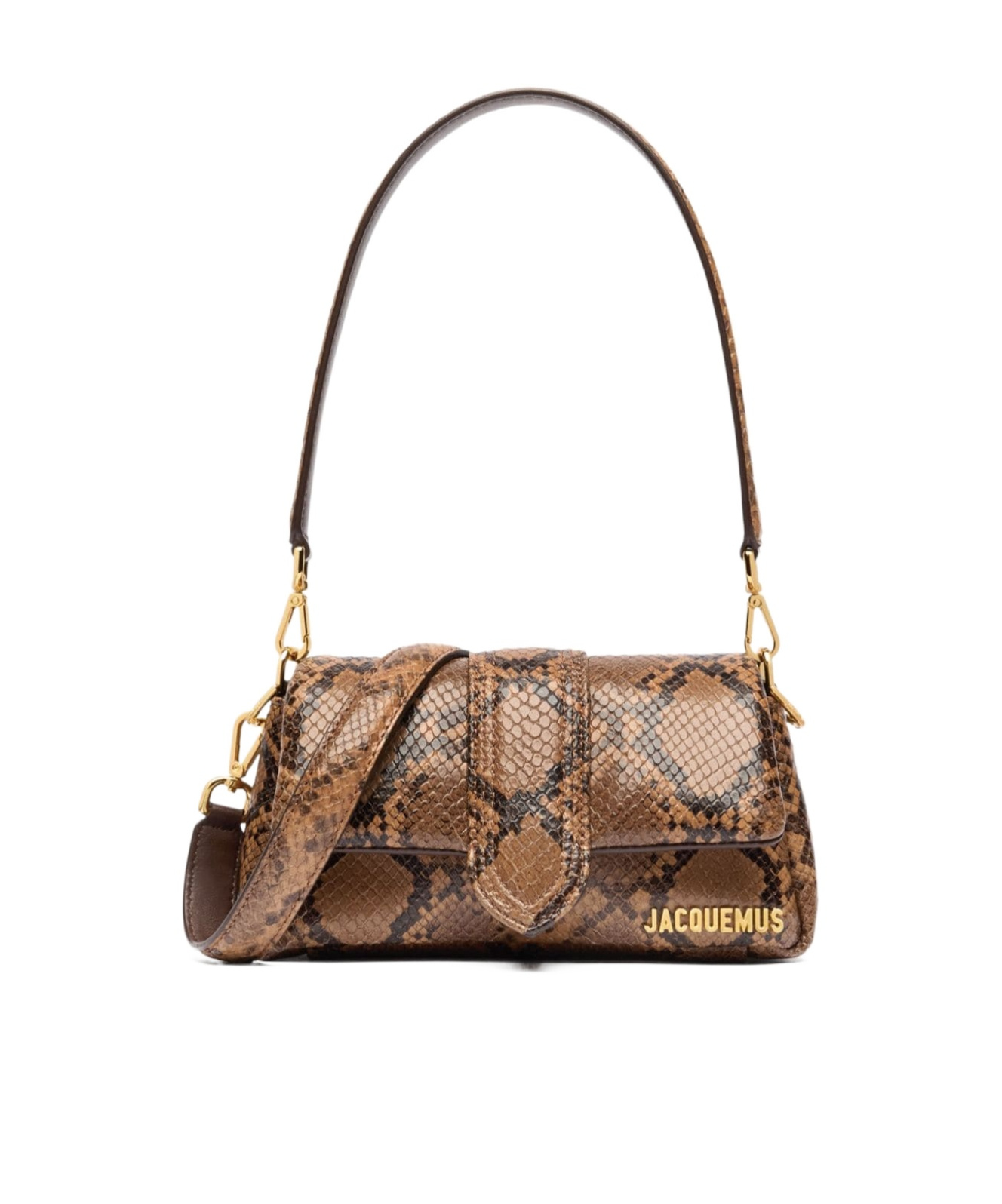 Jacquemus Le Petit Bambimou Leather Shoulder Bag In Brown
