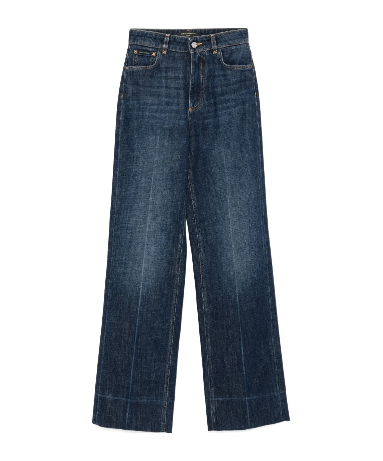 Dolce & Gabbana Straight-leg Jeans In Blue