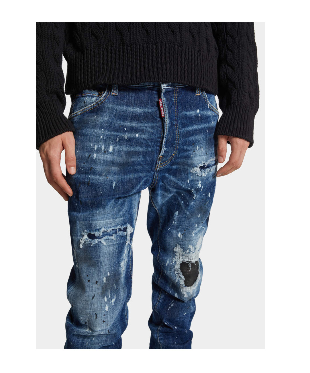 Dsquared2 Stretch Denim Blend Cool Guy Jeans In Blue