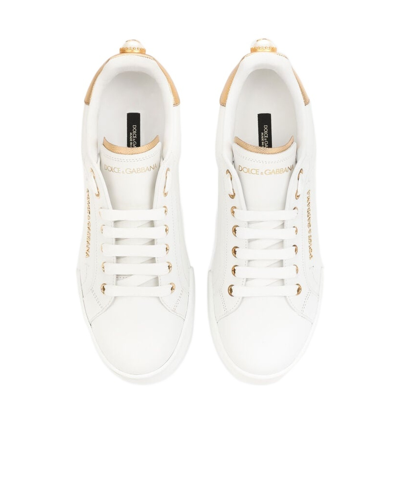 Dolce & Gabbana Dolce&gabbana Women Portofino Sneakers In White