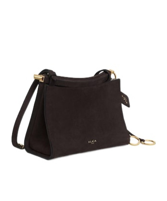 Alaïa Le Click Small Square Bag In Nubuck