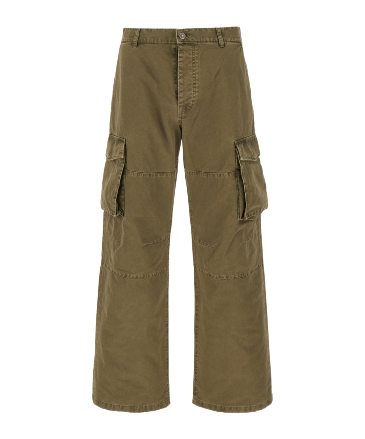 Golden Goose Straight-leg Cargo Trousers In Green