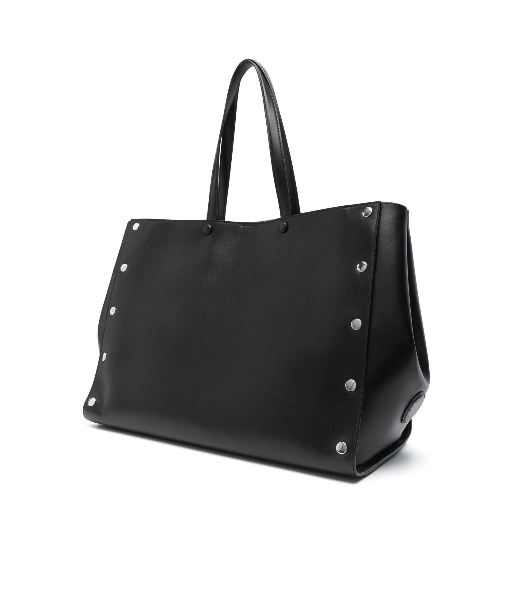 Stella Mccartney Large Stella Studs Tote Bag In Black